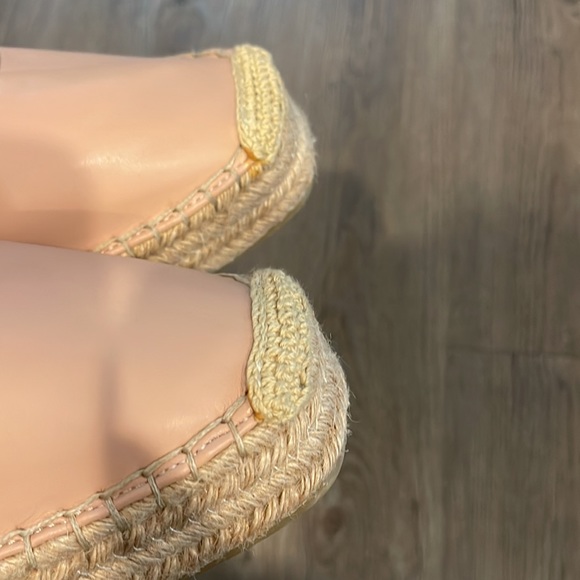 Zara Pink Ballerina Lace-Up Espadrilles - Picture 7 of 9